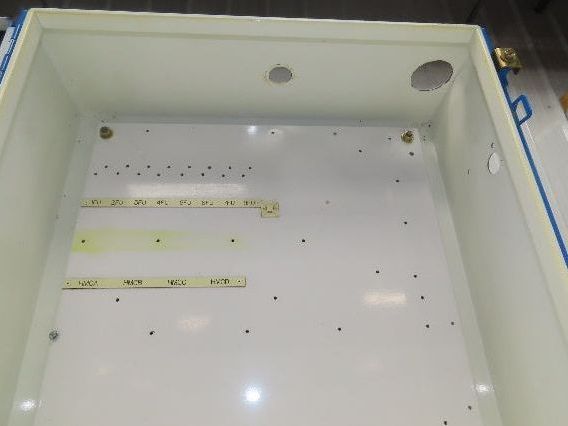 Hoffman A302408LP Electrical Enclosure Control Panel 30x24x8" Backplate