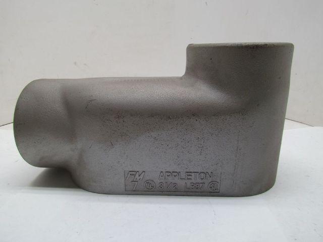 Appleton LB97 3 1/2" Grayloy-Iron Conduit Body LB Threaded Rigid
