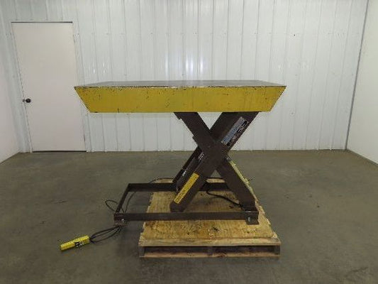 Autoquip 36S40 Hydraulic Scissor Lift Table 4000lb 36" Travel 34x58" Top 3Ph