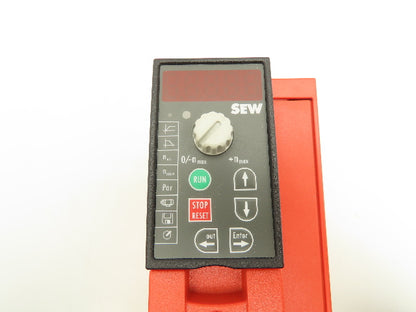 Sew Eurodrive MC07B0005-5A3-4-S0 Movitrac B Inverter Drive .75Hp .55kW 500V 3PH