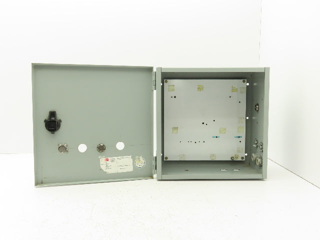 Hoffman A12N126 Electrical Enclosure Panel Box 12x12x6" NEMA Type 1