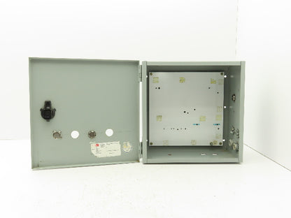 Hoffman A12N126 Electrical Enclosure Panel Box 12x12x6" NEMA Type 1