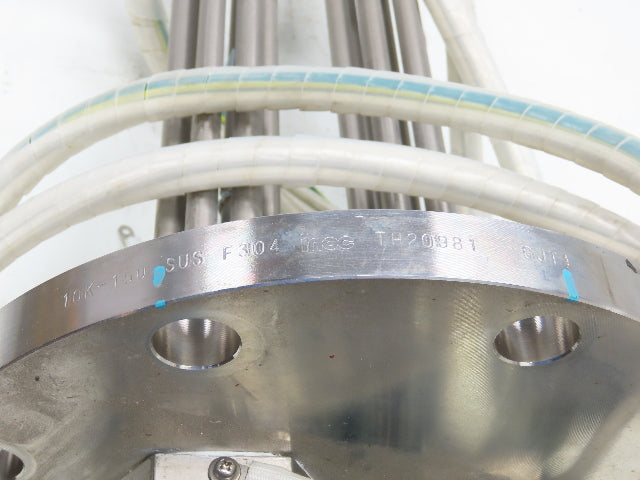 200V3P10KW Stainless Immersion Tube Heater Element 36" 10kw 200V 3PH 11" Flange