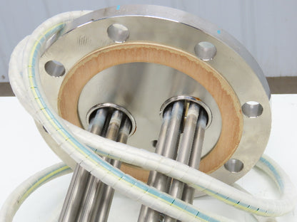 200V3P10KW Stainless Immersion Tube Heater Element 36" 10kw 200V 3PH 11" Flange