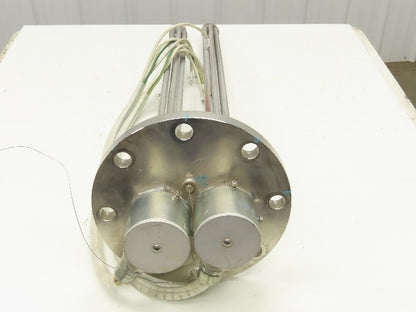 200V3P10KW Stainless Immersion Tube Heater Element 36" 10kw 200V 3PH 11" Flange