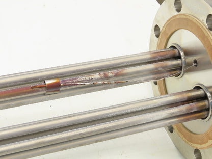 200V3P10KW Stainless Immersion Tube Heater Element 36" 10kw 200V 3PH 11" Flange