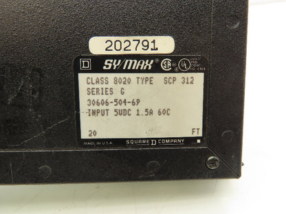 Square D 8020-SCP-312 Sy/Max Processor Model 300 Series G 5VDC 1.5A