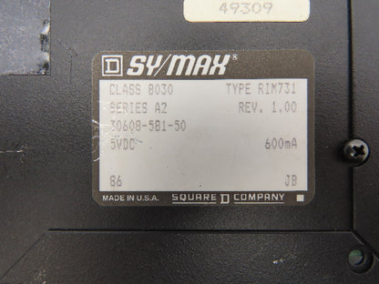 Square D 8030-RIM731 Sy/Max Processor Model Type Rim 731 Series A2 Rev 1.00