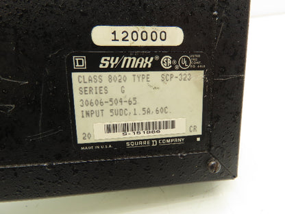 Square D 8020-SPC-323 Sy/Max Processor Module Model 300 Series G 5VDC 1.5A