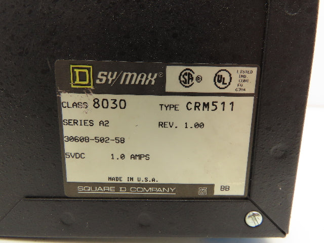Square D 8030-CRM511 Sy/Max Network Interface Module Series A2 Rev 1.00 5VDC 1A
