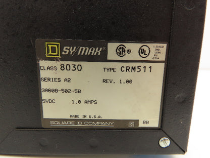 Square D 8030-CRM511 Sy/Max Network Interface Module Series A2 Rev 1.00 5VDC 1A