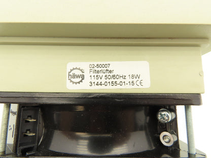 Hawa 3144-0155-01-15 Fan Filter Unit 115V 18W