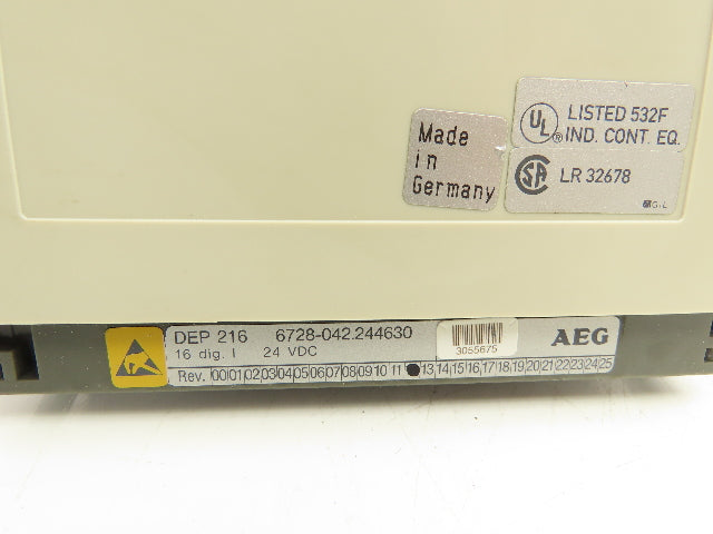 AEG 6728-042.244630 PLC Input Card Module Lot of 8