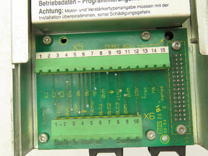 Indramat TDM 1.2-050-300-W1-000 AC Servo Controller 100A 300VDC Input