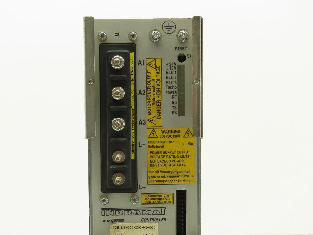 Indramat TDM 1.2-050-300-W1-000 AC Servo Controller 100A 300VDC Input