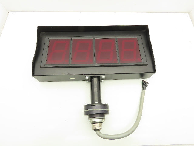 Wibond 4-Digit Counter Control Panel Meter 4" Red LED Display Screen