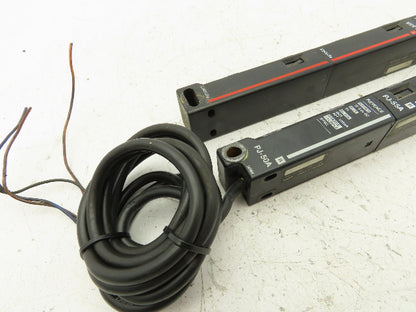 Keyence PJ-55A PJ-50A Light Curtain Sensor Transmitter And Receiver Set 12-24VDC