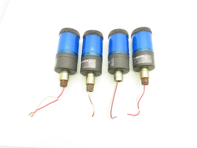 Cutler-Hammer E26BL Stack Light Base Blue E26 Ser A2 Bulb Lot of 4