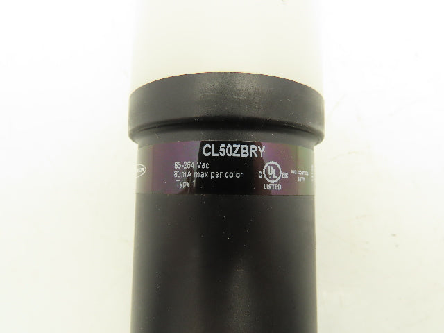 Banner CL50ZBRY 3-Color Column Light Indicator Blue, Yellow, Red