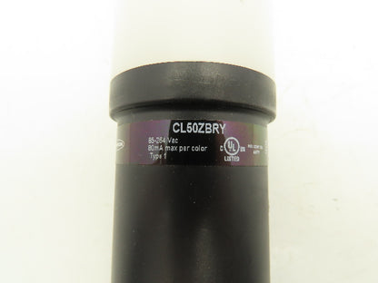 Banner CL50ZBRY 3-Color Column Light Indicator Blue, Yellow, Red