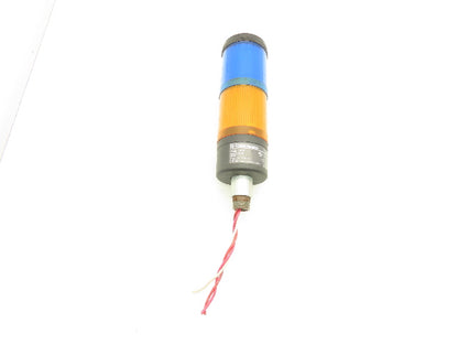 Cutler-Hammer E26BL Stack Light Base Amber, Blue E26 Ser A2 Bulb Lot of 3