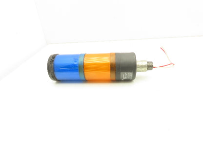 Cutler-Hammer E26BL Stack Light Base Amber, Blue E26 Ser A2 Bulb Lot of 3