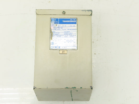 GE General Electric 9T51B13 Transformer 3kva HV 240/480V LV 120/240V 1PH