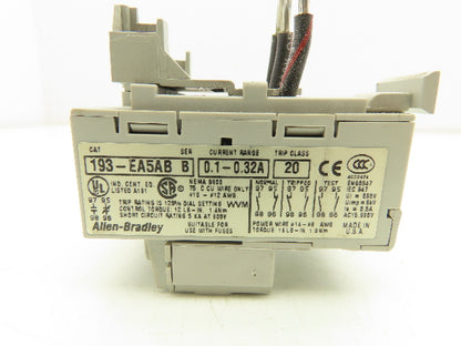 Allen Bradley 193-EA5AB Overload Relay 0.1-0.32A