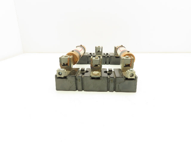 Allen Bradley X-410710 / X-400656 Fuse Block 3 Pole 100A 600V FLSR 80 Fuses
