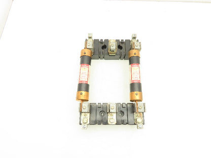Allen Bradley X-410710 / X-400656 Fuse Block 3 Pole 100A 600V FLSR 80 Fuses