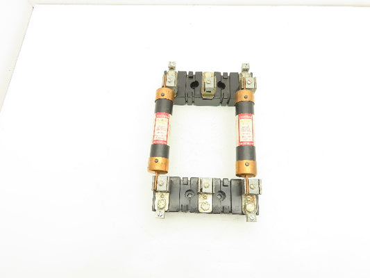 Allen Bradley X-410710 / X-400656 Fuse Block 3 Pole 100A 600V FLSR 80 Fuses