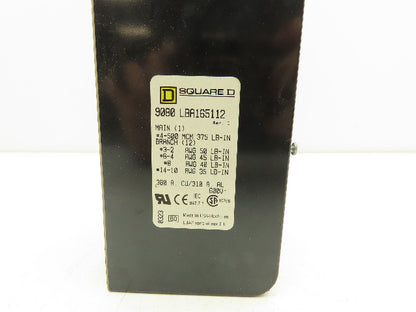 Square D LBA165112 Power Distribution Block 1 Pole 380A 600V