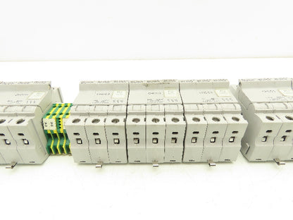 Bussmann CHCC3 Fuse Holder DIN Rail 3 Pole 30A 600V Lot of 12