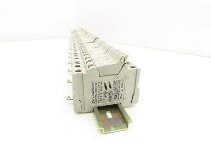 Bussmann CHCC3 Fuse Holder DIN Rail 3 Pole 30A 600V Lot of 12