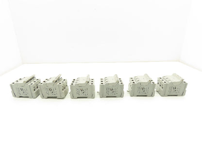 Buss Bussmann CHM3 DIN-Rail Fuse Holder 30A 3-Pole 600V  Lot of 6