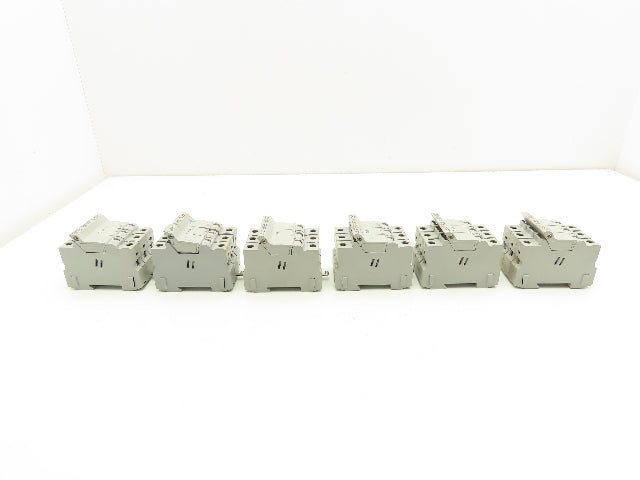 Buss Bussmann CHM3 DIN-Rail Fuse Holder 30A 3-Pole 600V  Lot of 6