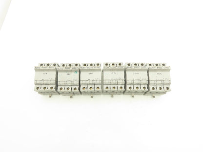 Buss Bussmann CHM3 DIN-Rail Fuse Holder 30A 3-Pole 600V  Lot of 6
