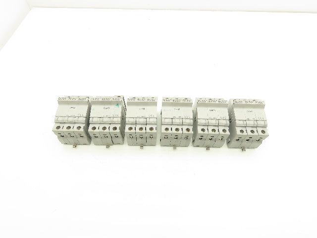 Buss Bussmann CHM3 DIN-Rail Fuse Holder 30A 3-Pole 600V  Lot of 6