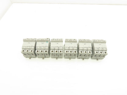 Buss Bussmann CHM3 DIN-Rail Fuse Holder 30A 3-Pole 600V  Lot of 6