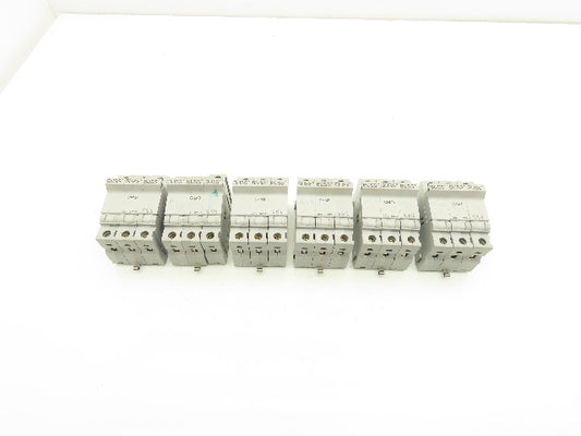 Buss Bussmann CHM3 DIN-Rail Fuse Holder 30A 3-Pole 600V  Lot of 6