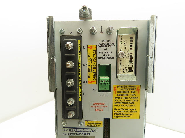 Indramat KDA 3.2-150-3-A00-W1 AC Main Servo Spindle Drive 150A 300V