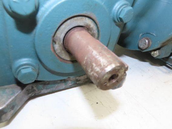 Reliance Dodge Tigear Gearmotor 1Hp 460V 3PH 15:1 Reducer 115 RPM Dual Shaft 56C