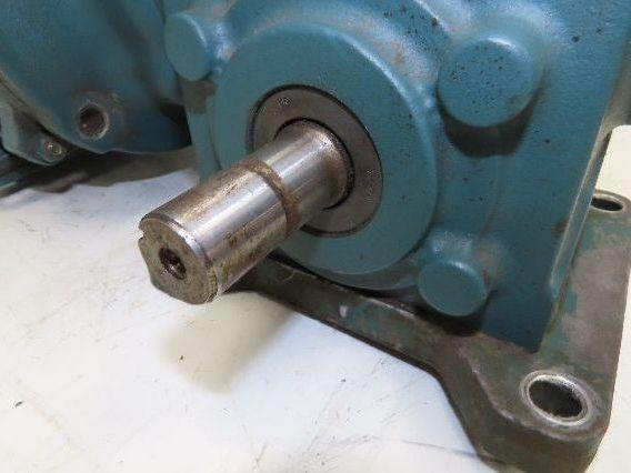 Reliance Dodge Tigear Gearmotor 1Hp 460V 3PH 15:1 Reducer 115 RPM Dual Shaft 56C