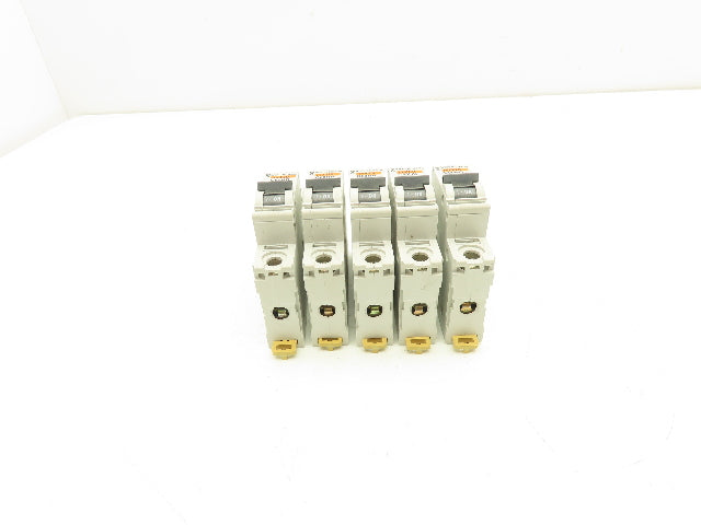 Merlin Gerin C60HB Circuit Breaker 1 Pole 240V Lot of 5