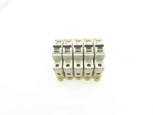 Merlin Gerin C60HB Circuit Breaker 1 Pole 240V Lot of 5