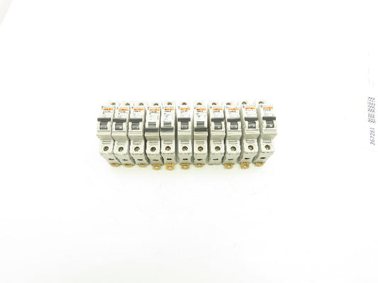 Merlin Gerin C60HB Circuit Breaker 1 Pole 240V Lot of 11