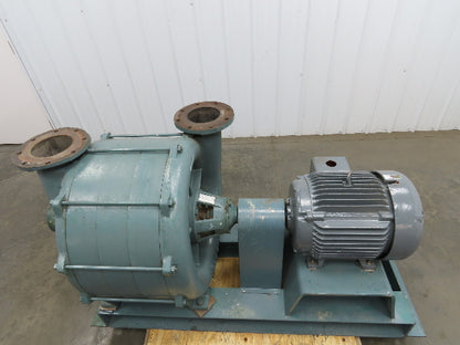 Lamson E4-4-0-AD Multistage Centrifugal Blower 25Hp 230/460V 3Ph 6" 650CFM 3