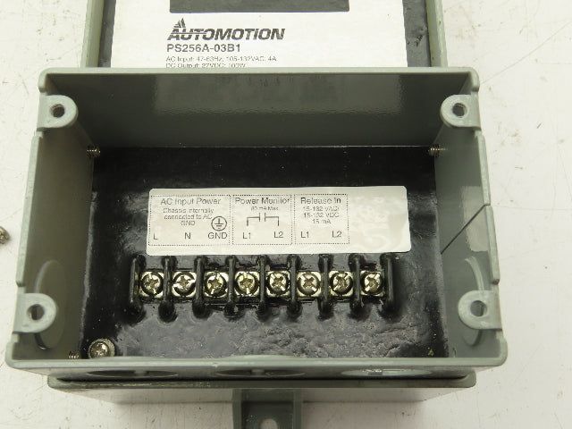 Eaton PS256A-03B1 Automotion Conveyor Power Supply 120V AC to 27V DC Output 100W