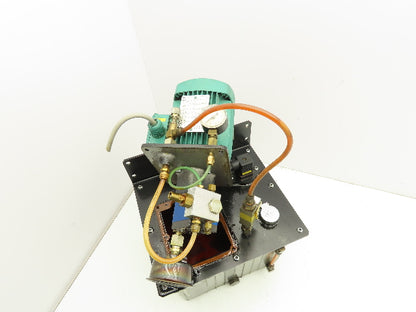 Bijur AP 7109 BHA Oil Lubricator Pump Machine Oiler 4L 0.9KW 230/240V Motor .75A