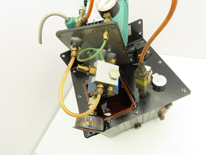 Bijur AP 7109 BHA Oil Lubricator Pump Machine Oiler 4L 0.9KW 230/240V Motor .75A